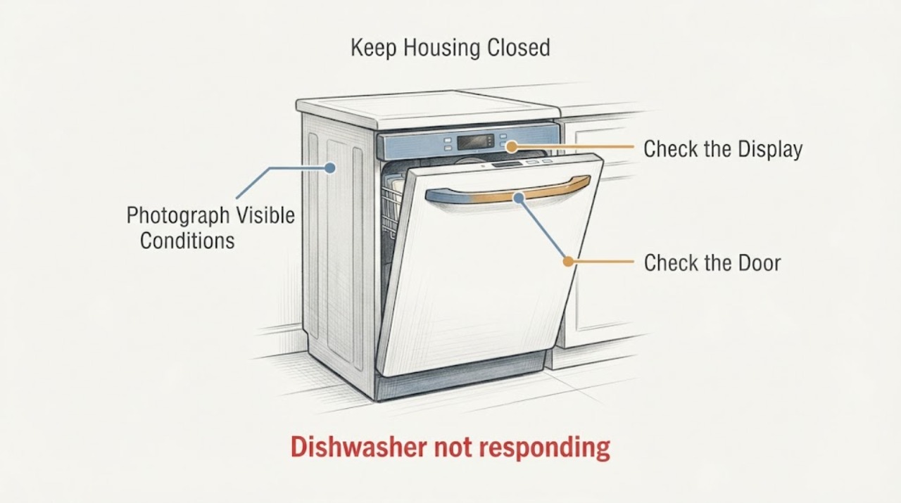 Dishwasher not responding