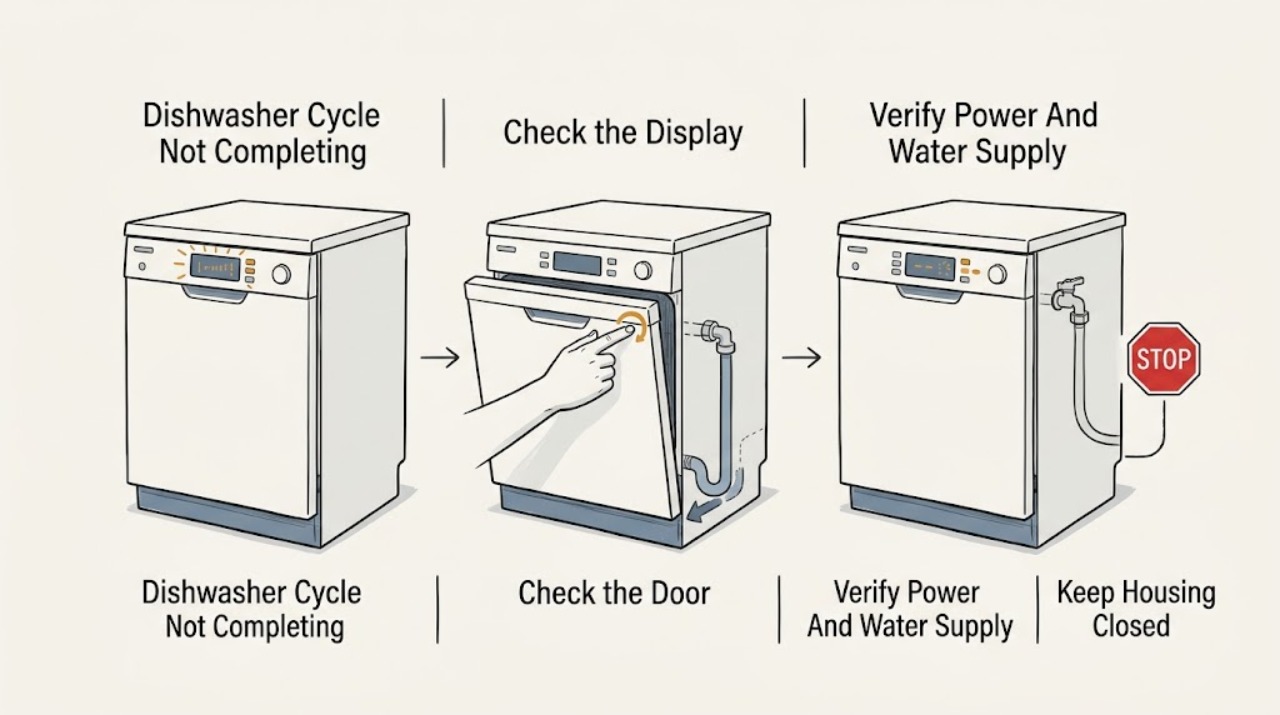 Dishwasher Cycle Not Completing