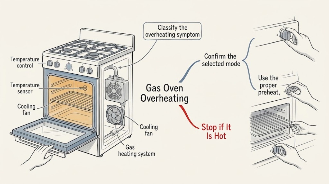 Gas Oven Overheating