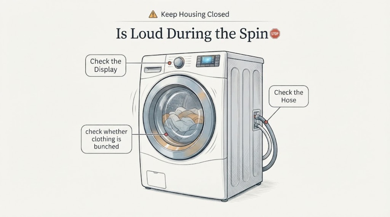 Is Loud During the Spin