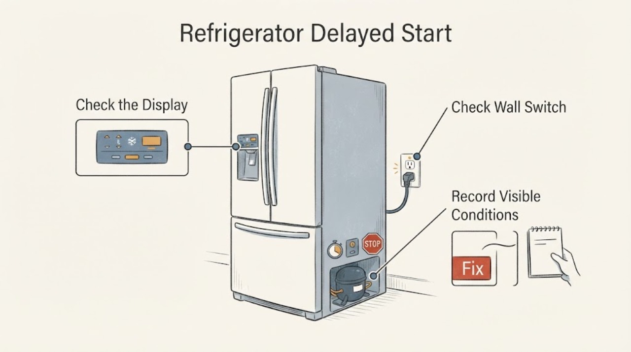 Refrigerator Delayed Start | Fix