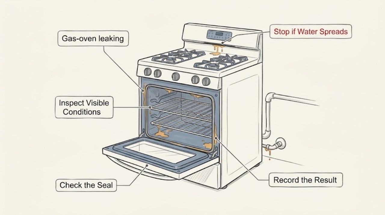 Gas-oven leaking