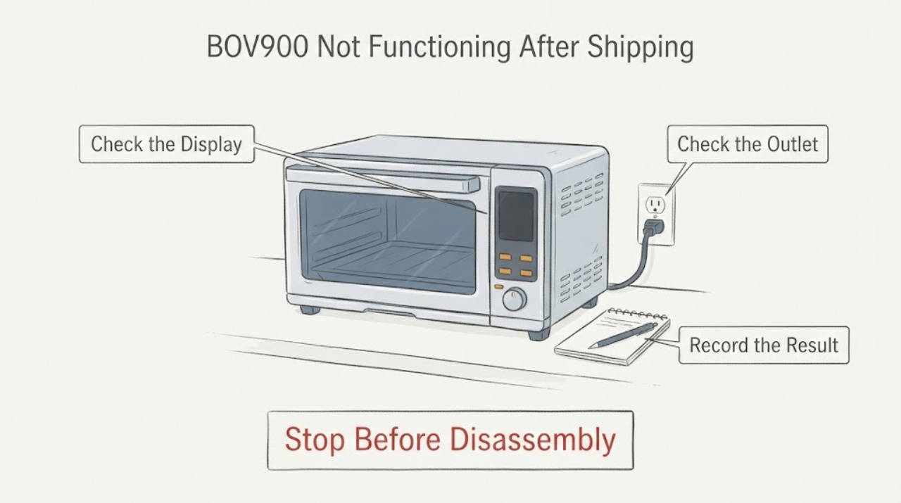 BOV900 Not Functioning After Shipping