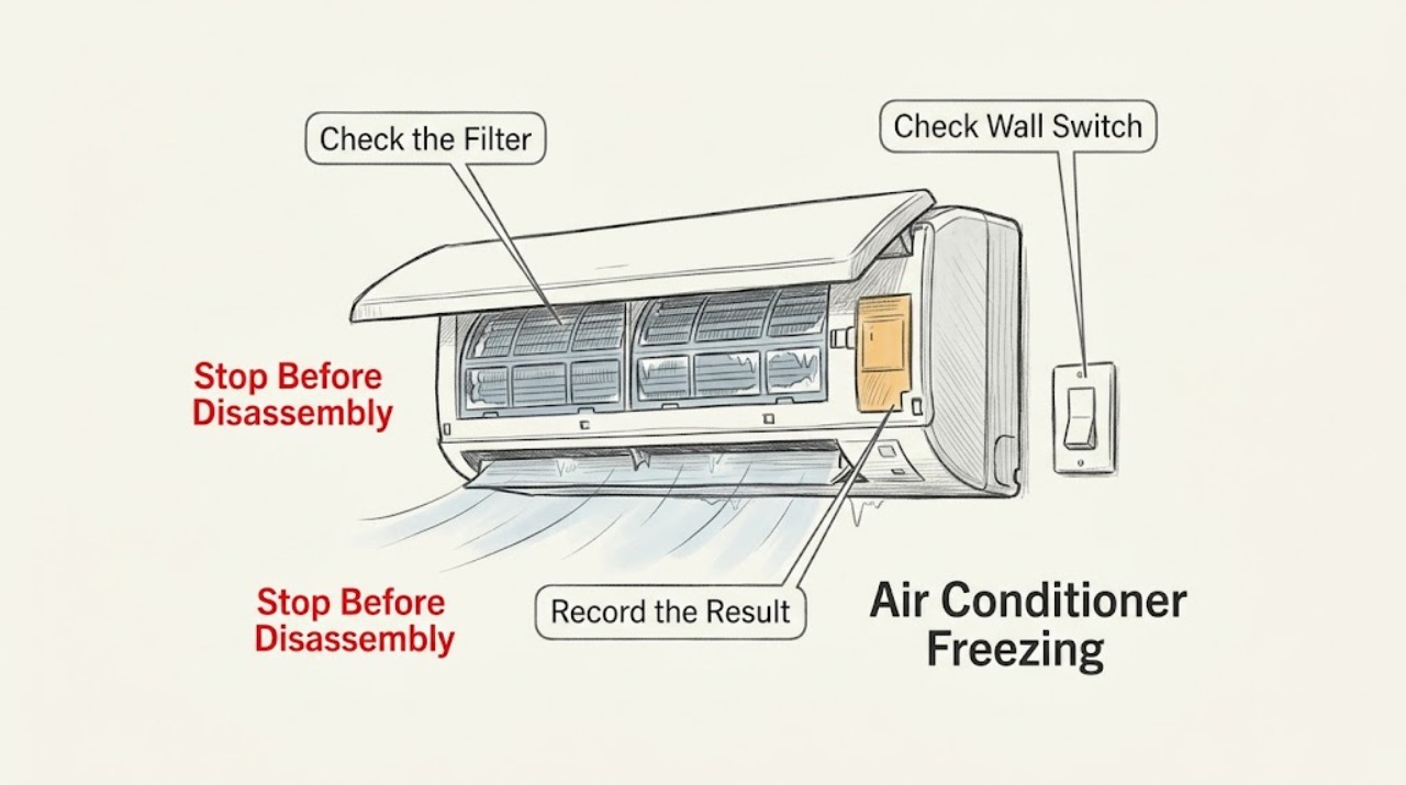 Air Conditioner Freezing