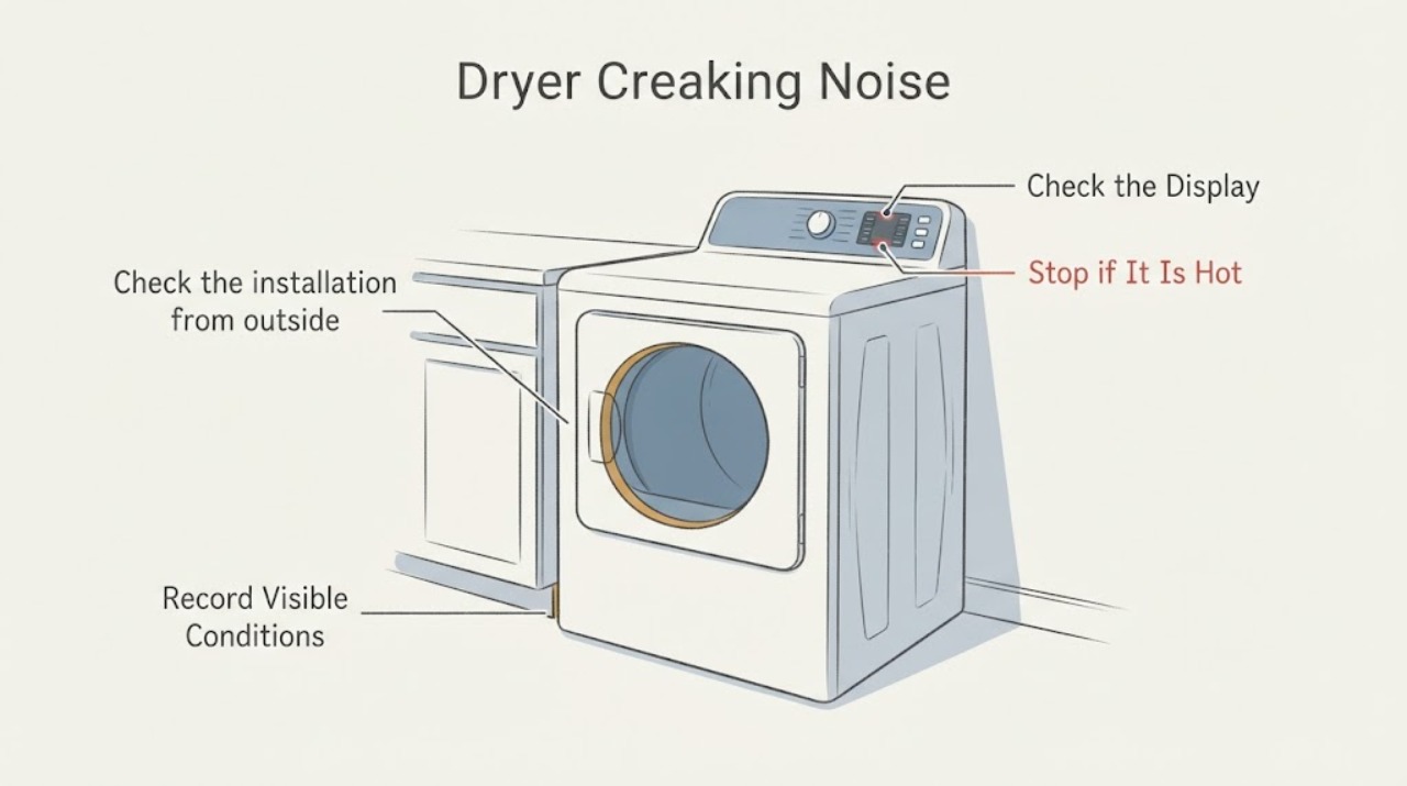 Dryer Creaking Noise