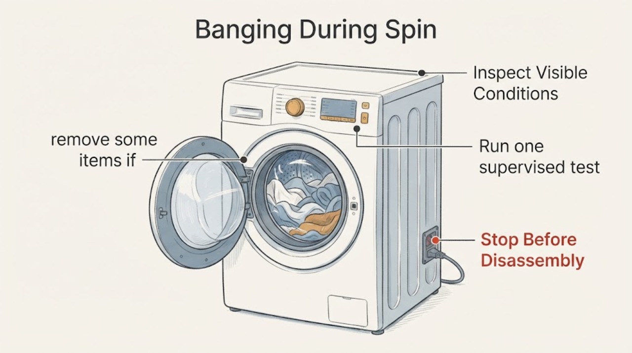 Banging During Spin