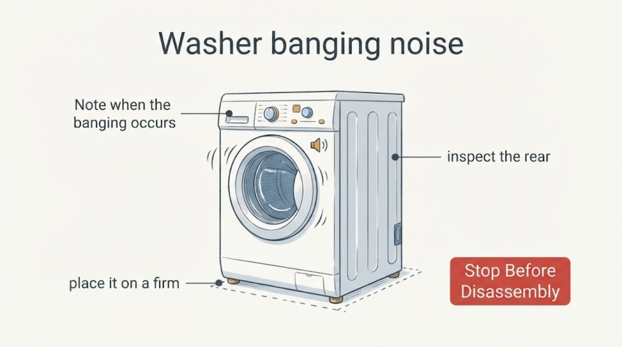 Washer banging noise