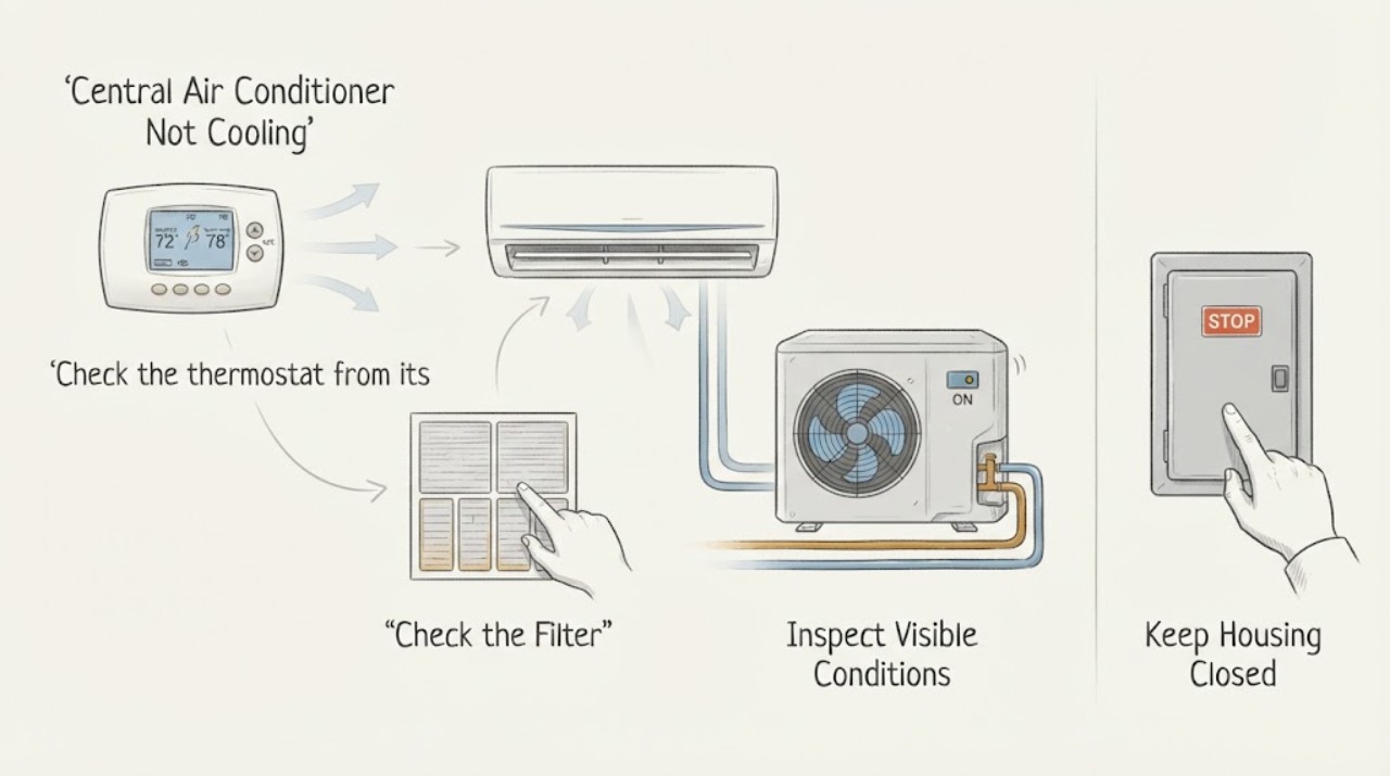 Central Air Conditioner Not Cooling
