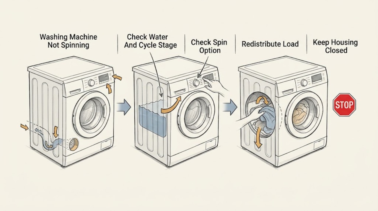 Washing Machine Not Spinning