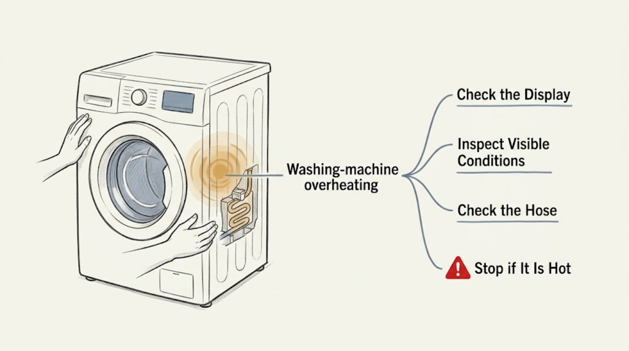 Washing-machine overheating