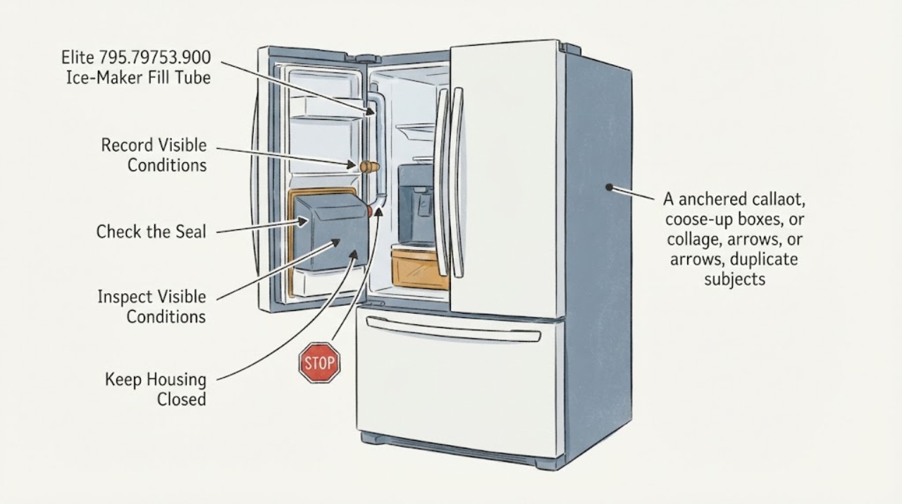 Elite 795.79753.900 Ice-Maker Fill Tube