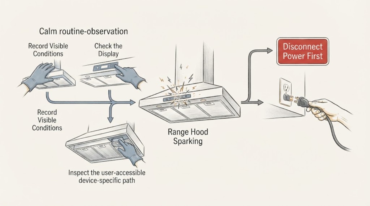 Range Hood Sparking
