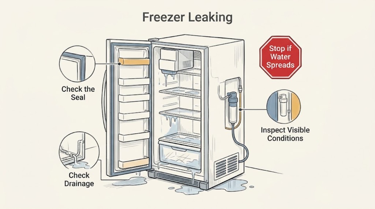 Freezer Leaking