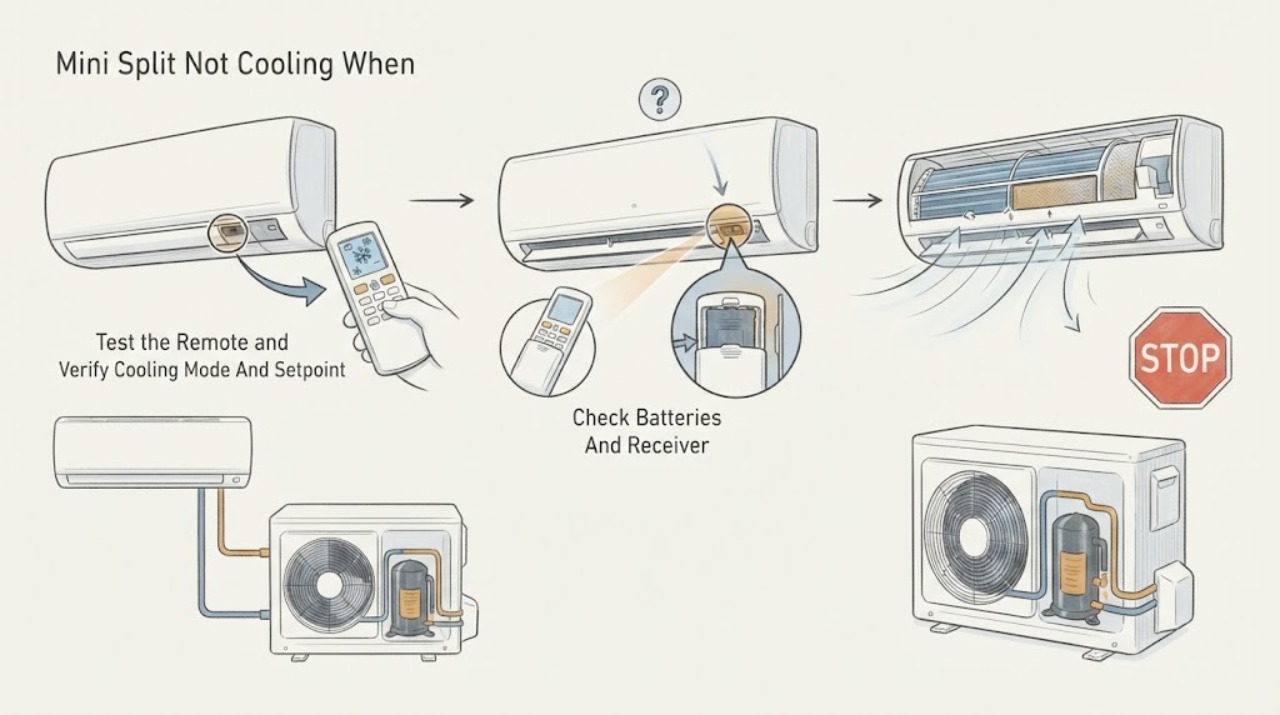 Mini Split Not Cooling When
