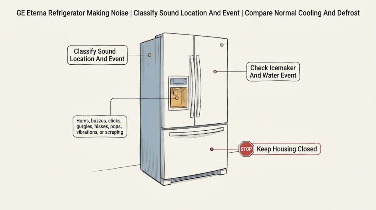 GE Eterna Refrigerator Making Noise