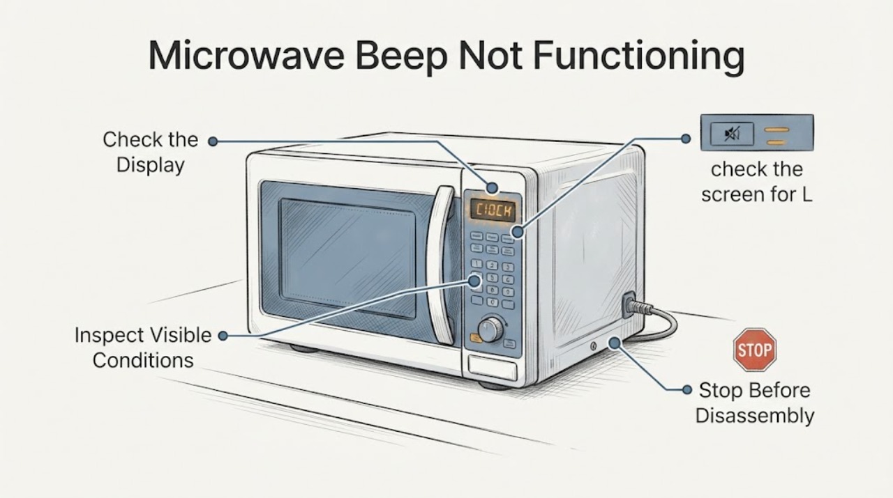 Microwave Beep Not Functioning |