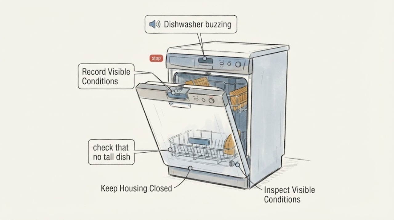 Dishwasher buzzing