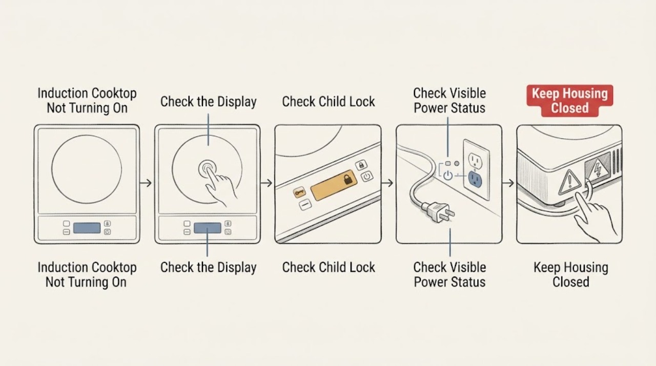 Induction Cooktop Not Turning On