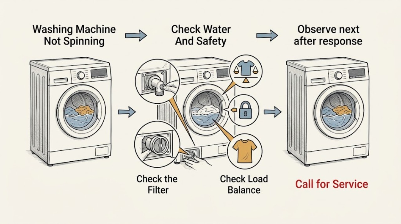 Washing Machine Not Spinning