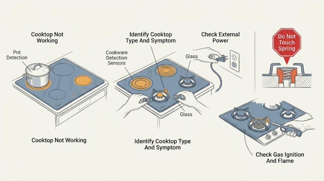 Cooktop Not Working