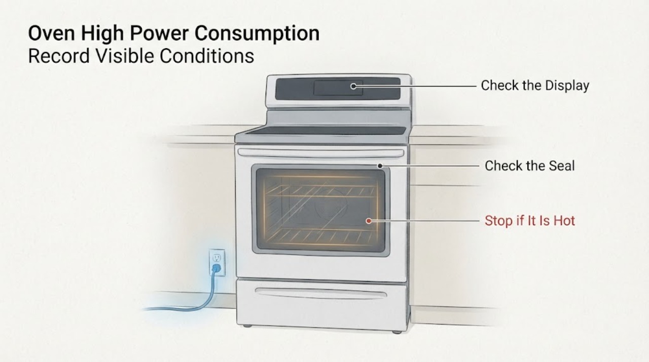 Oven High Power Consumption
