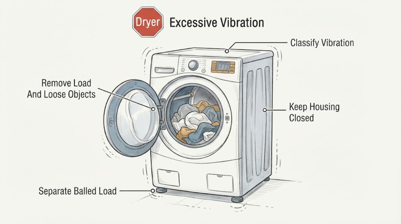 Dryer Excessive Vibration