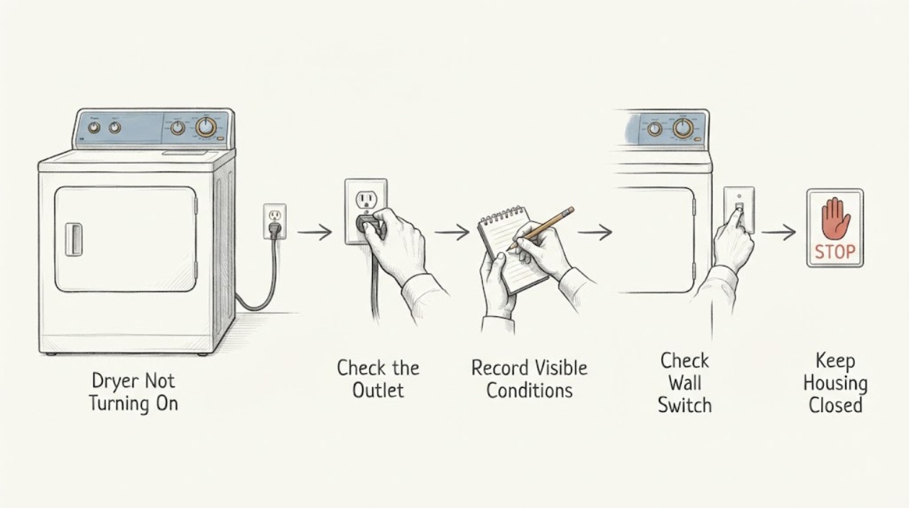 Dryer Not Turning On