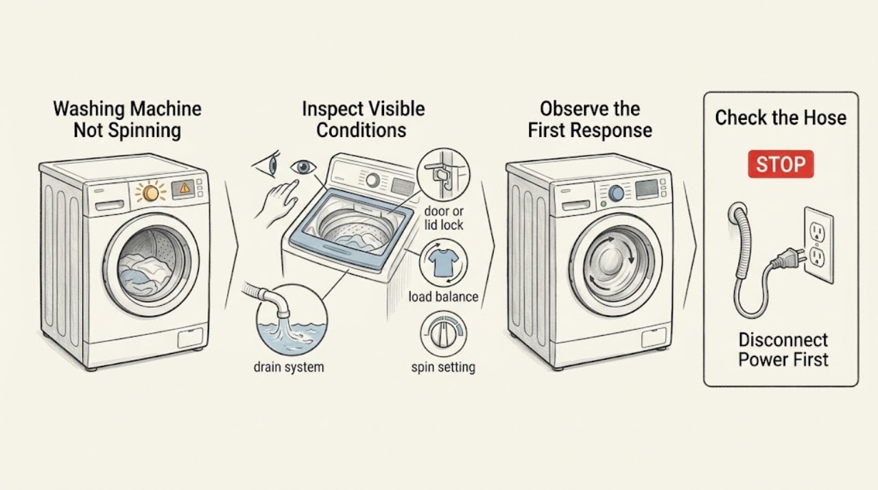 Washing Machine Not Spinning