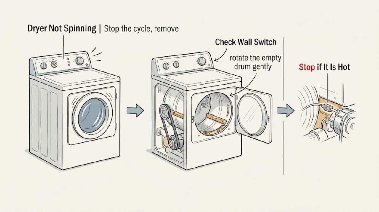 Dryer Not Spinning