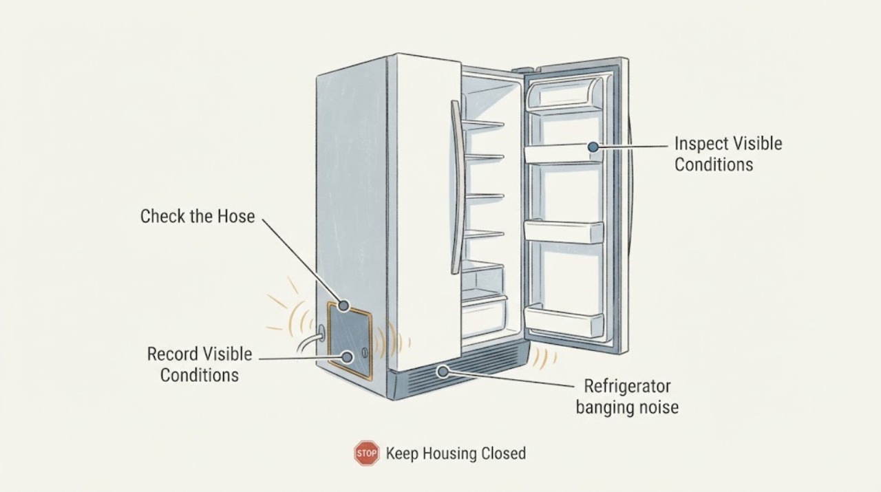 Refrigerator banging noise