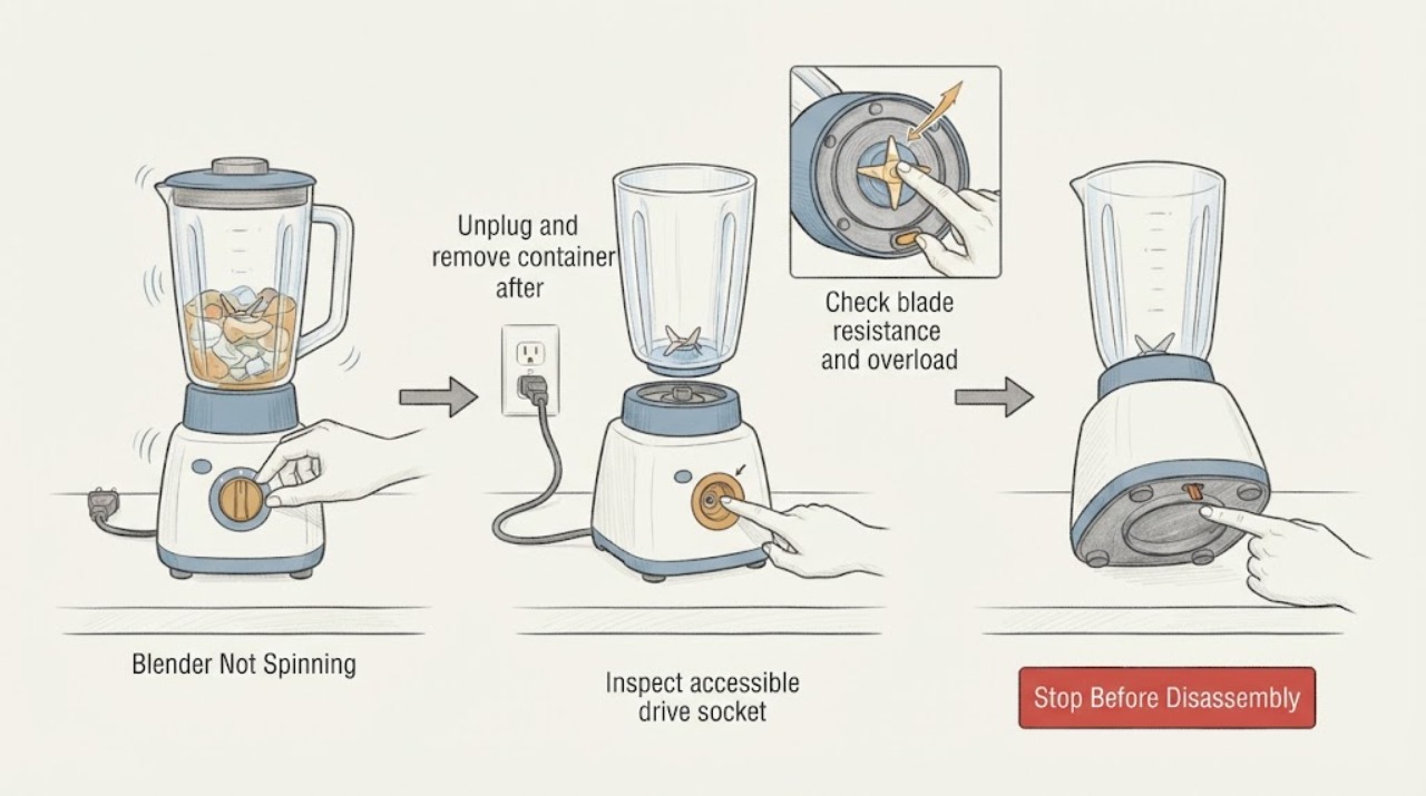 Blender Not Spinning