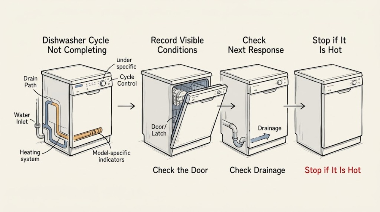 Dishwasher Cycle Not Completing