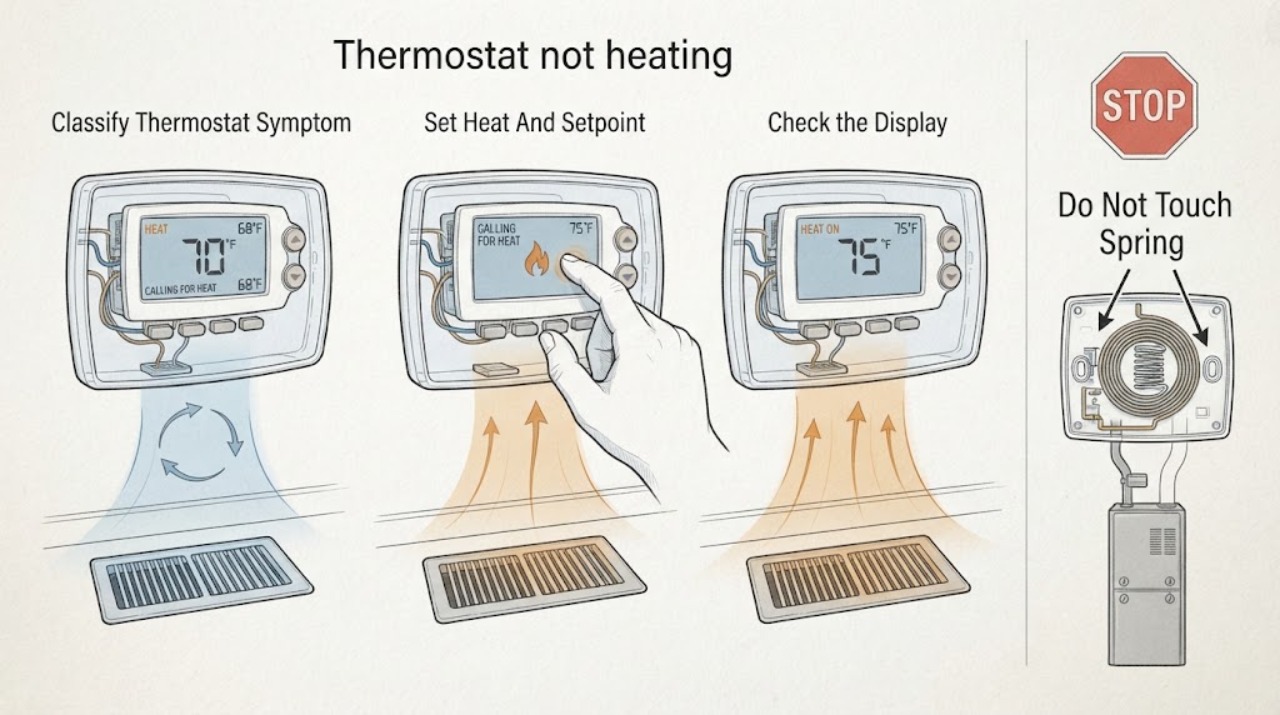 Thermostat not heating