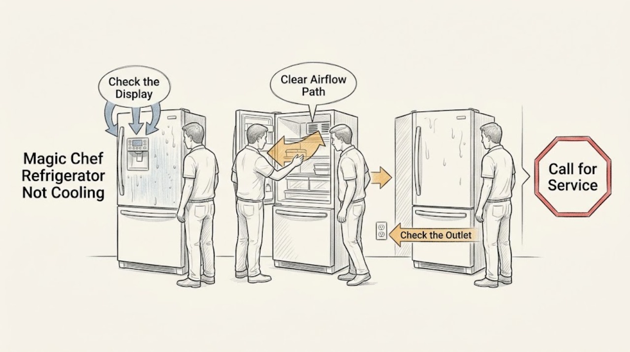 Magic Chef Refrigerator Not Cooling