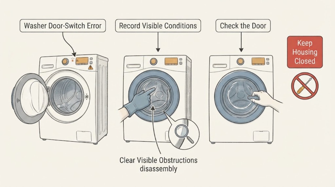 Washer Door-Switch Error