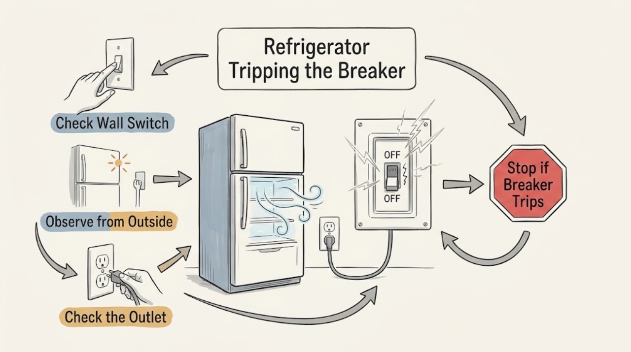 Refrigerator Tripping the Breaker