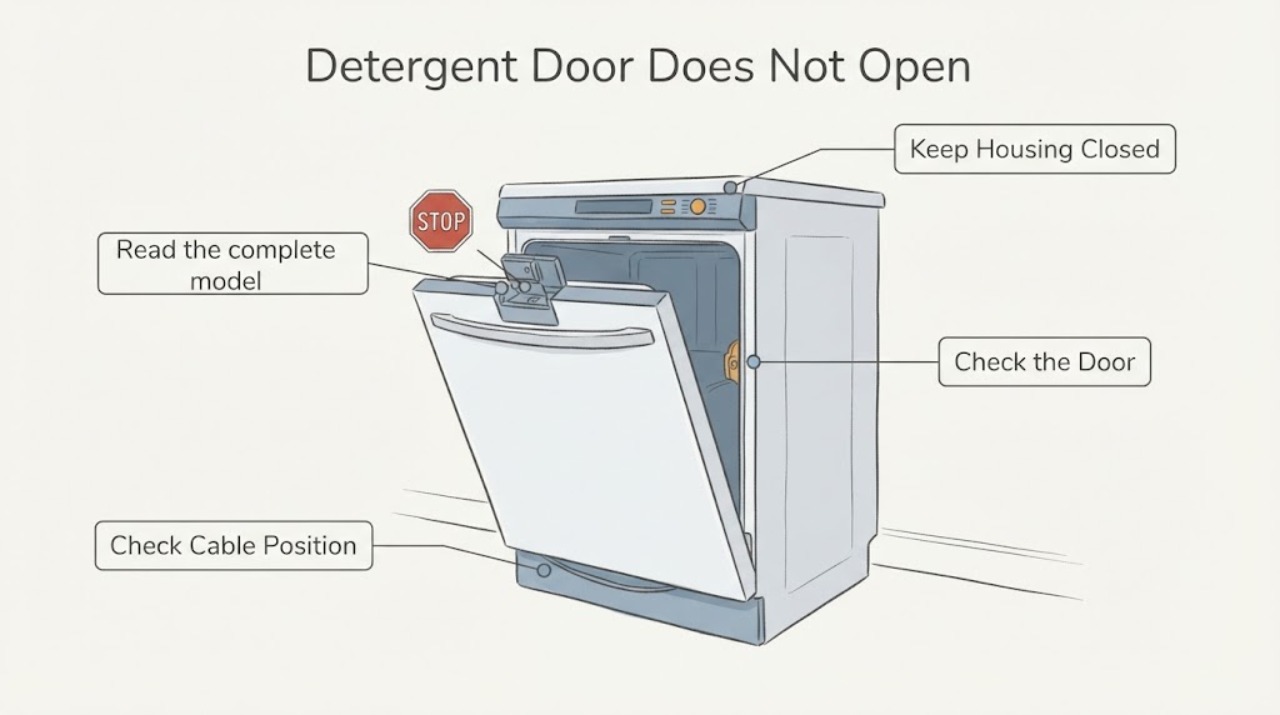 Detergent Door Does Not Open