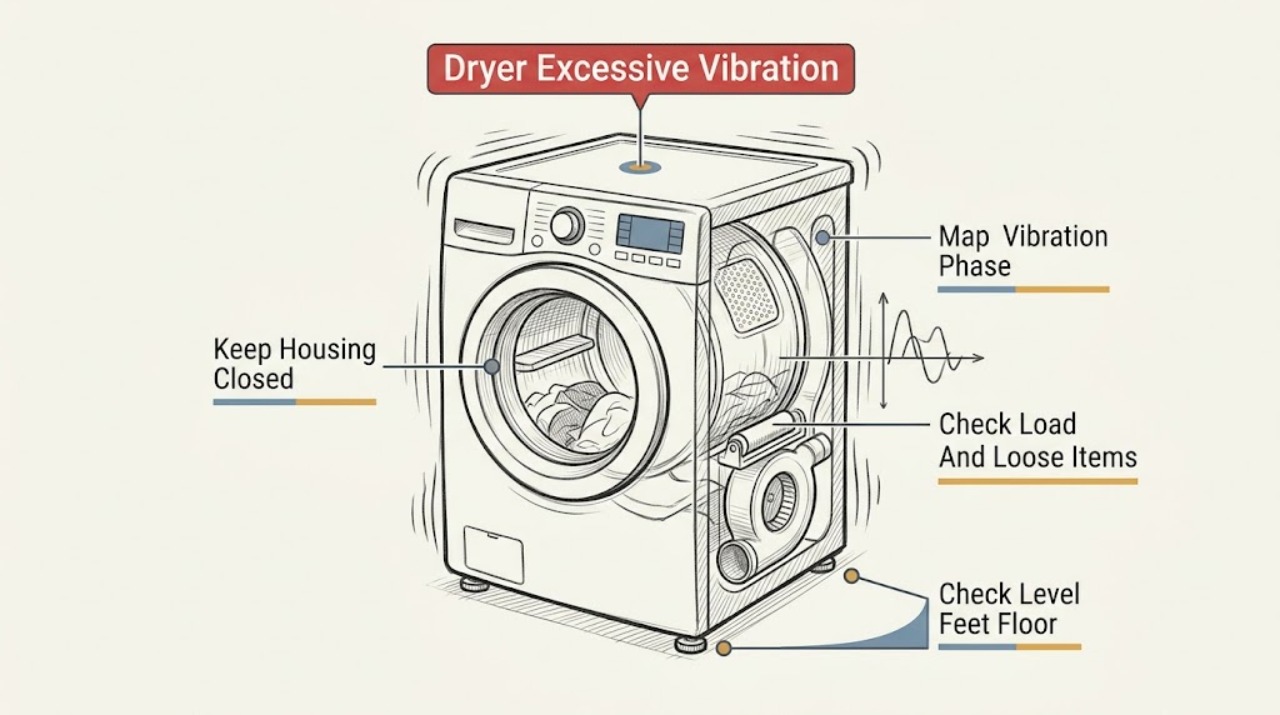 Dryer Excessive Vibration