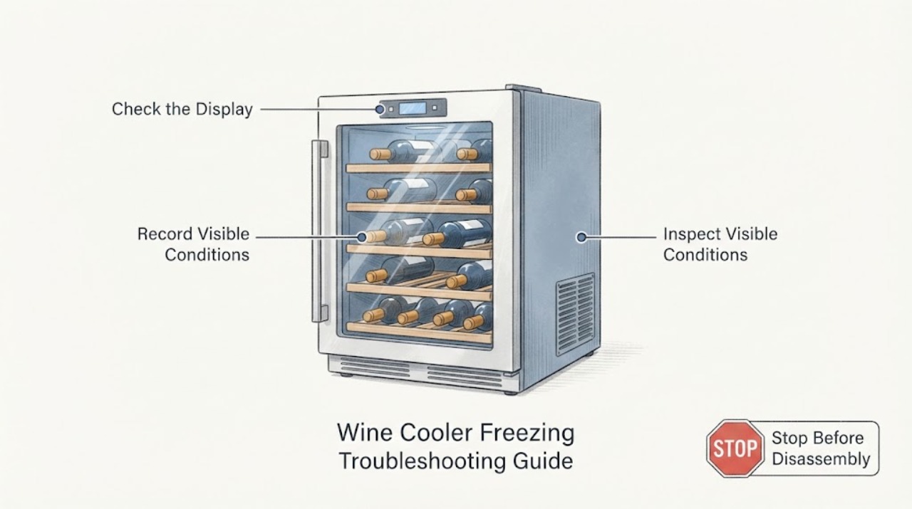 Wine Cooler Freezing Troubleshooting Guide