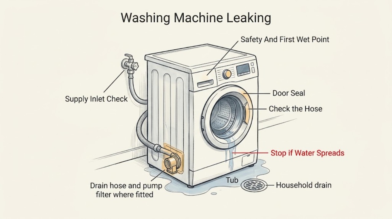 Washing Machine Leaking
