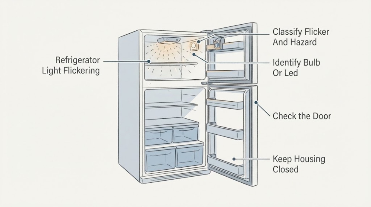 Refrigerator Light Flickering