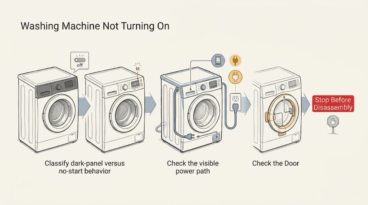 Washing Machine Not Turning On