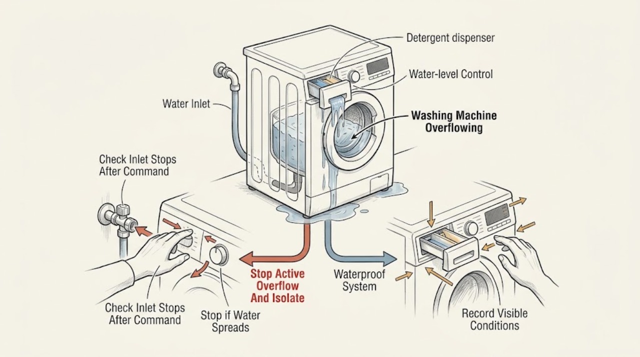 Washing Machine Overflowing