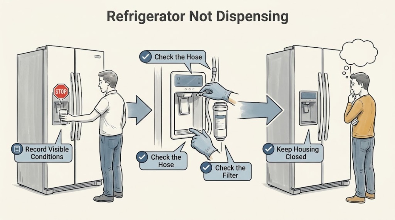 Refrigerator Not Dispensing