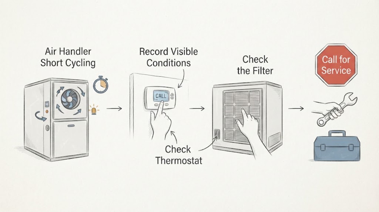 Air Handler Short Cycling
