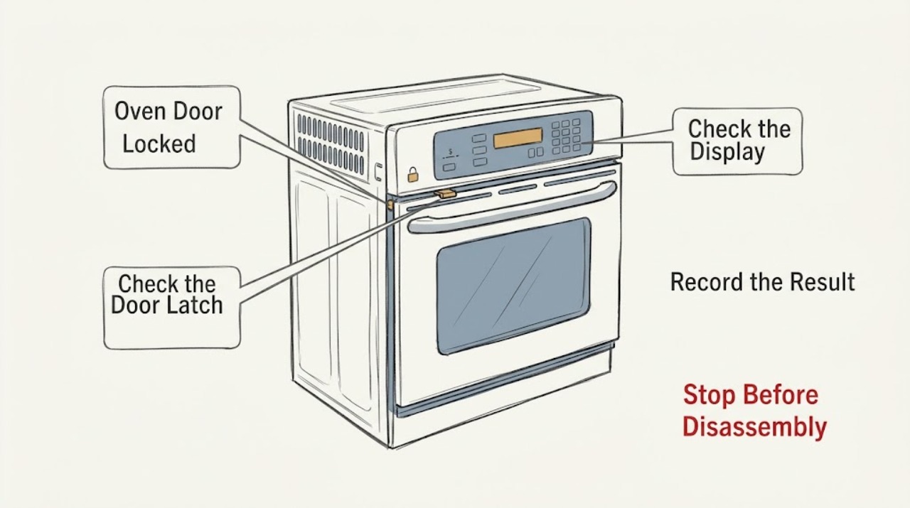 Oven Door Locked