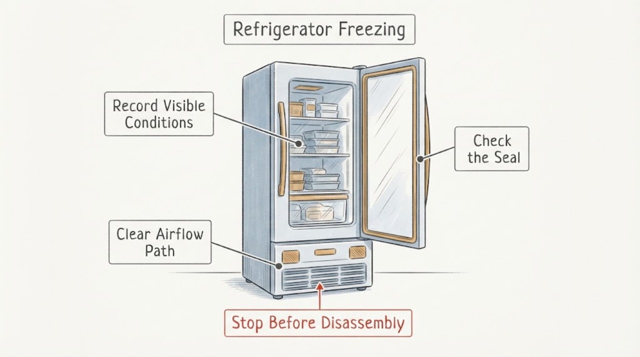 Refrigerator Freezing