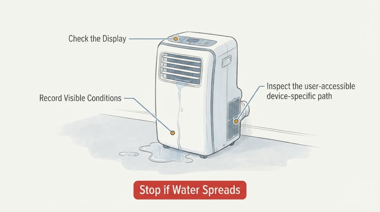 Portable Air Conditioner Leaking