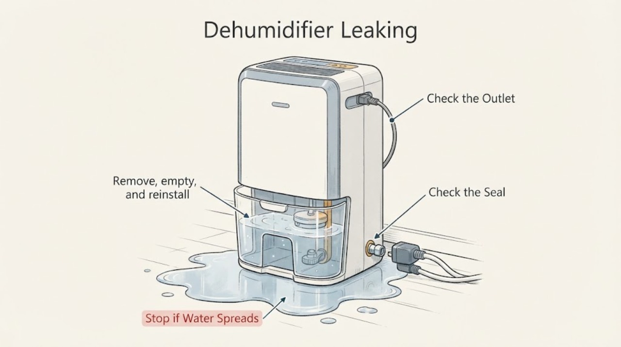 Dehumidifier Leaking