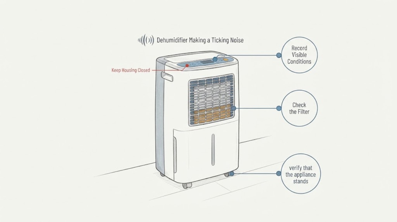 Dehumidifier Making a Ticking Noise